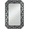 Allamande Matte Black 26" x 40" Rectangular Wall Mirror