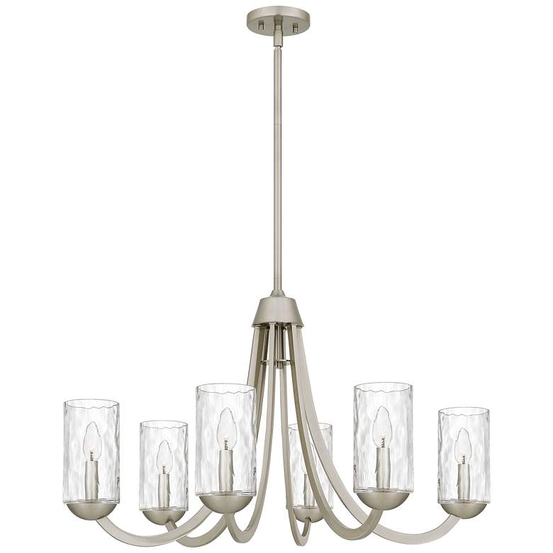Image 1 Allard 6-Light Brushed Nickel Chandelier