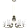 3_Allard 6-Light Brushed Nickel Chandelier more views
