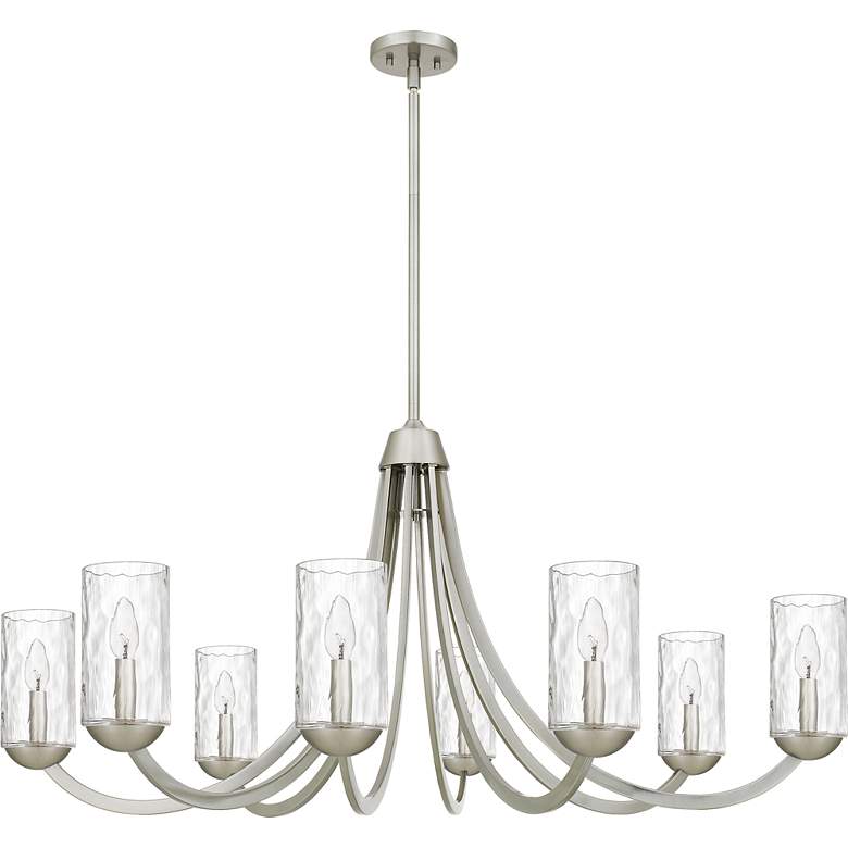 Image 2 Allard 8-Light Brushed Nickel Chandelier more views