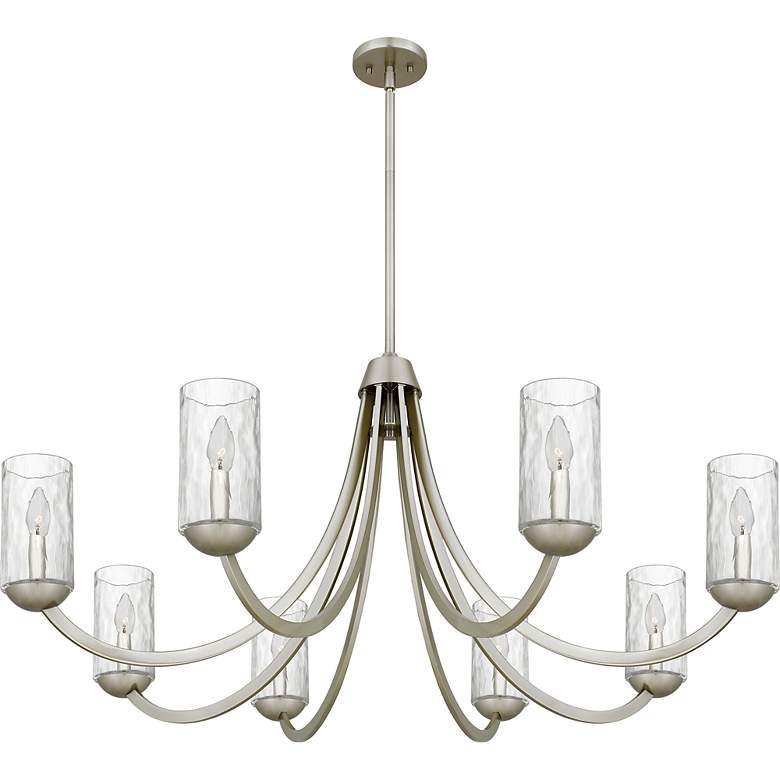 Image 4 Allard 8-Light Brushed Nickel Chandelier more views