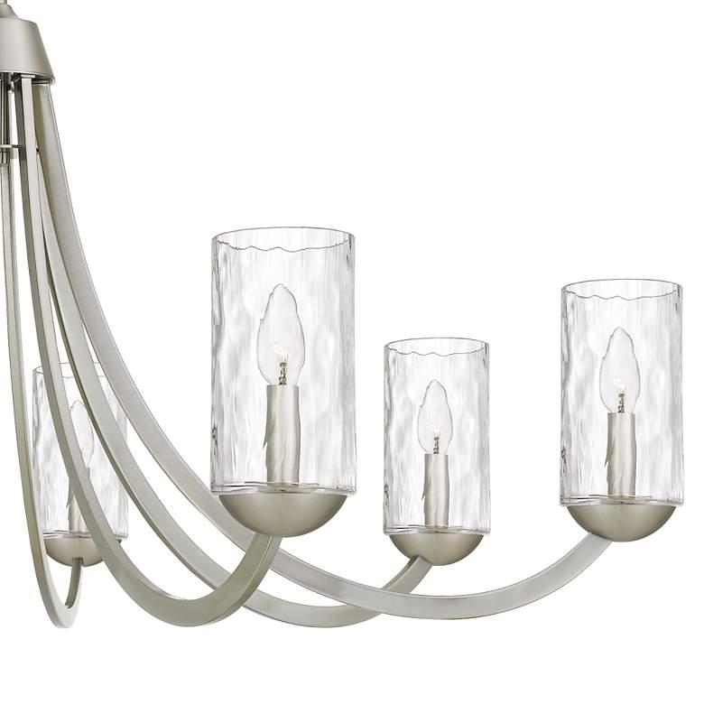 Image 5 Allard 8-Light Brushed Nickel Chandelier more views