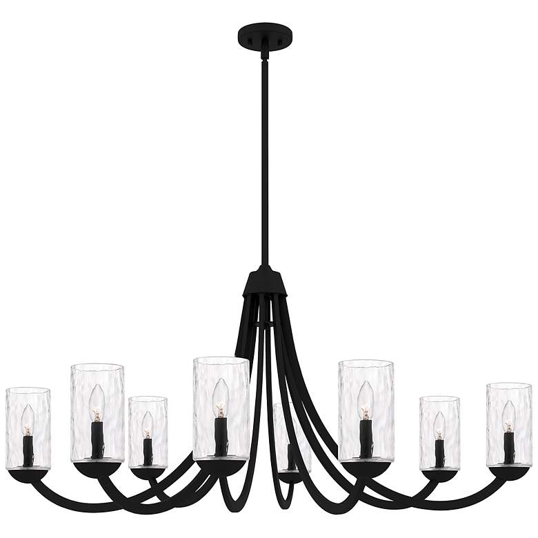 Image 1 Allard 8-Light Matte Black Chandelier