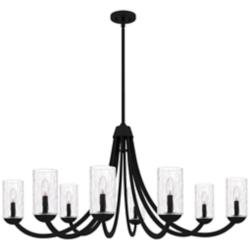 Allard 8-Light Matte Black Chandelier