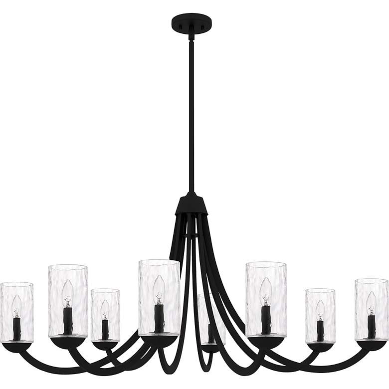Image 2 Allard 8-Light Matte Black Chandelier more views