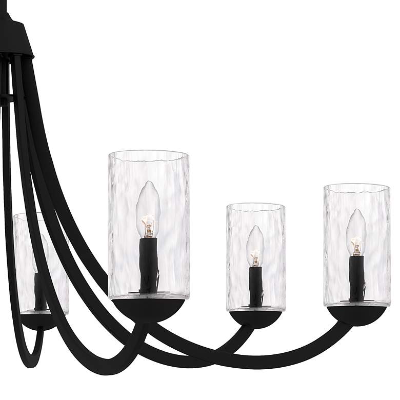 Image 5 Allard 8-Light Matte Black Chandelier more views