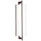 Allavo 22"H Aluminum And Walnut 3000K  120V Sconce w/ Black Shade