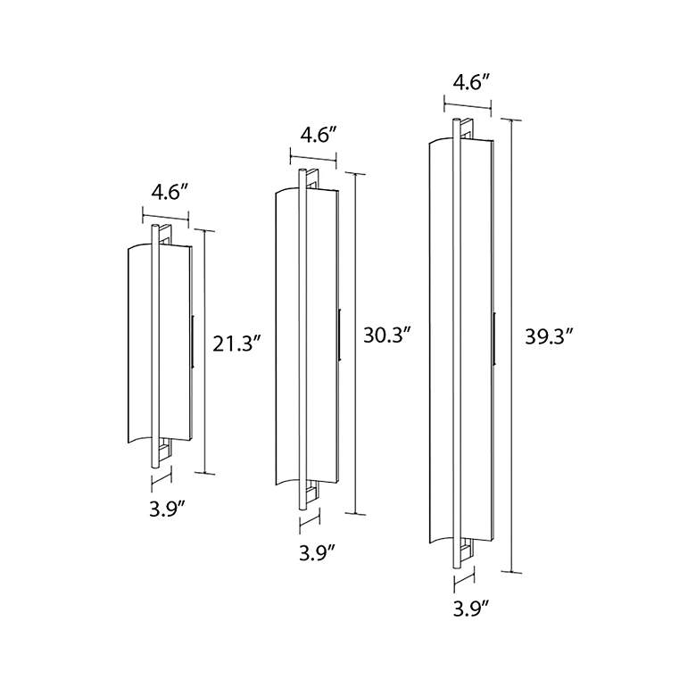 Image 5 Allavo 22"H Aluminum And Walnut 3000K  120V Sconce w/ Black Shade more views
