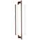 Allavo 22"H Aluminum And Walnut 3000K  120V Sconce w/ White Shade