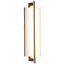 1_Allavo 22"H Brass And Walnut 3000K Soft White 120V Sconce w/ Black Shade