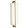 Allavo 22"H Brass And Walnut 3000K Soft White 120V Sconce w/ Black Shade
