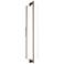 Allavo 31"H Aluminum And Walnut 3000K  277V Sconce w/ Black Shade
