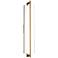 Allavo 31"H Brass And Walnut 3000K Soft White 120V Sconce w/ Black Shade
