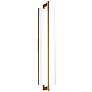1_Allavo 31"H Brass And Walnut 3000K Soft White 277V Sconce w/ Black Shade