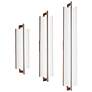 3_Allavo 31"H Brass And White Oak 4000K Bright White 277V White Shade Sconce more views