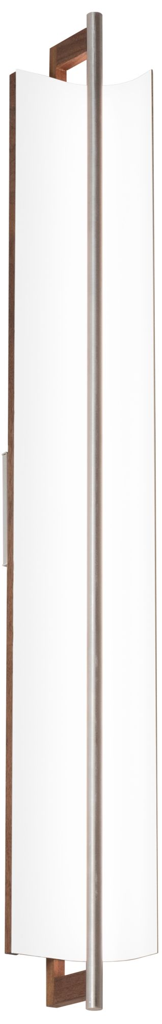 Allavo 40"H Aluminum And Walnut 2700K 120V Sconce w/ Black Made to Order