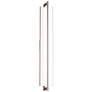 1_Allavo 40"H Aluminum And Walnut 3000K  277V Sconce w/ Black Shade