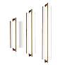 2_Allavo 40"H Brass And Walnut 3500K Cool White 277V Sconce w/ Black Shade more views