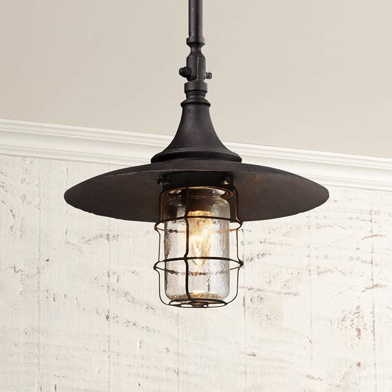 Image 1 Allegheny 13" Wide Centennial Rust Outdoor Hanging Light