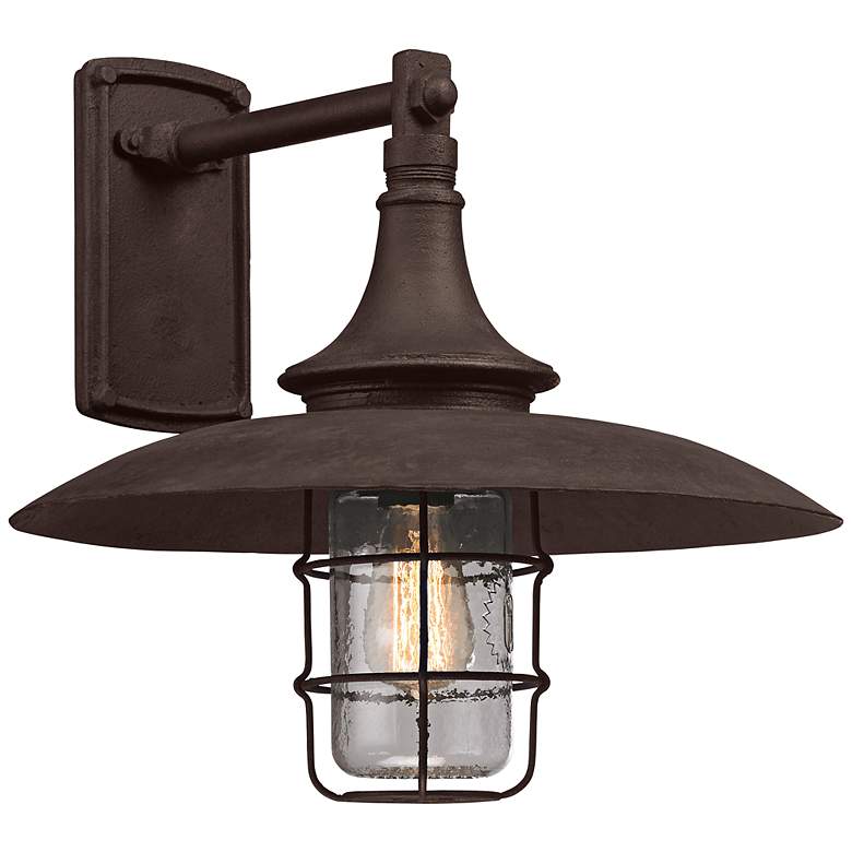 Image 2 Allegheny 15 1/2 inch High Centennial Rust Outdoor Wall Light