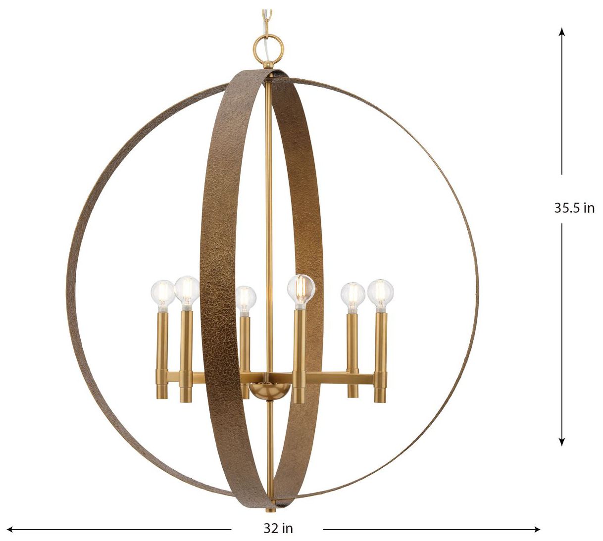 Image 4 Allegheny Collection Six-Light Pendant more views