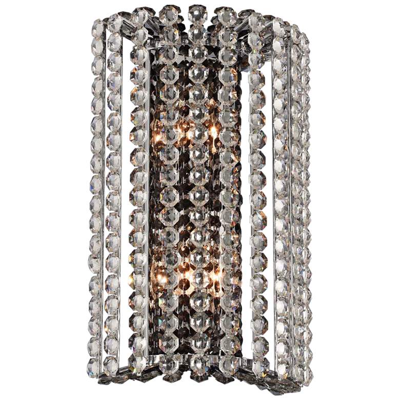 Image 1 Allegri Anello 18" High Chrome Wall Sconce