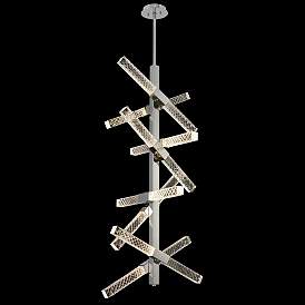 Image1 of Allegri Apollo 22"W Chrome 16-Light LED Foyer Pendant Light