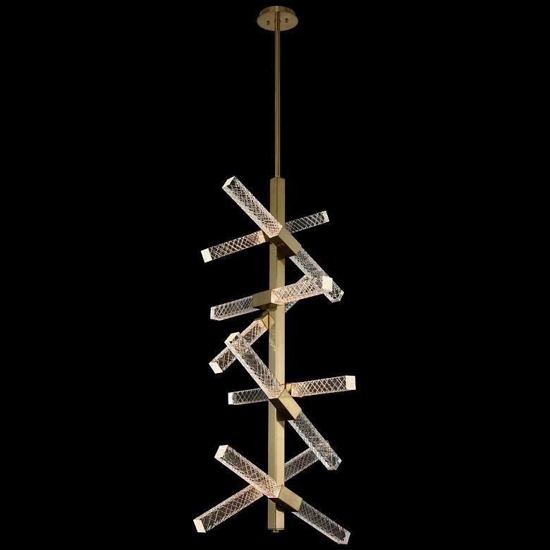 Image 1 Allegri Apollo 22"W Gold 16-Light LED Foyer Pendant Light