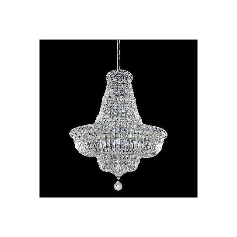 Image 1 Allegri Betti 25 inch Wide Chrome Crystal Pendant Light