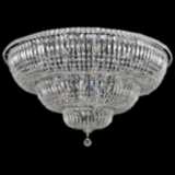 Allegri Betti 36 1/2&quot; Wide Chrome Crystal Ceiling Light