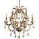 Allegri Duchess 22" Traditional Champagne Gold 6-Light Chandelier