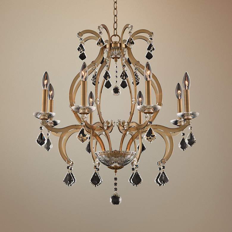 Image 1 Allegri Duchess 28" Wide Champagne Gold 8-Light Chandelier