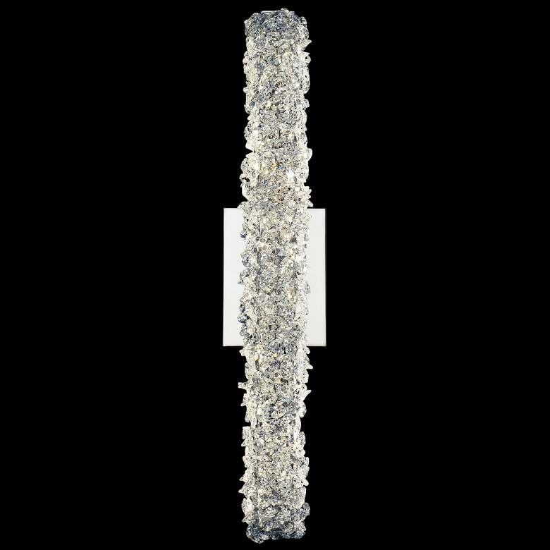 Image 1 Allegri Lina 22"H Polished Chrome LED Crystal Wall Sconce