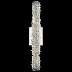 Allegri Lina 22&quot;H Polished Chrome LED Crystal Wall Sconce