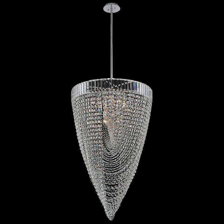 Image 1 Allegri Mira 26 inch Wide Polished Chrome Foyer Pendant