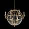 Allegri Pendolo 30"W Gold 12-Light Orb Crystal Chandelier
