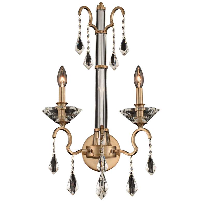 Image 1 Allegri Valencia 25" High Champagne Gold 2-Light Wall Sconce