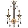 Allegri Valencia 25" High Champagne Gold 2-Light Wall Sconce