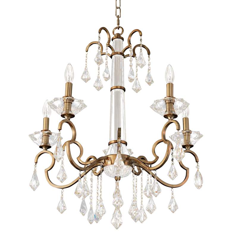 Image 2 Allegri Valencia 26" Wide Champagne Gold 5-Light Chandelier