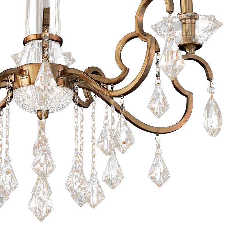 Image 3 Allegri Valencia 26 inch Wide Champagne Gold 5-Light Chandelier more views
