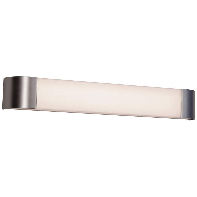 Image 1 Allen 29.5" Satin Nickel LED Bath Light