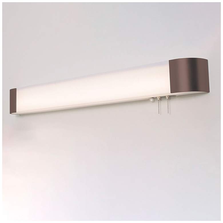 Image 2 Allen - Overbed Fixture - 3Ft. - Oil-Rubbed Bronze Finish - White Acrylic more views