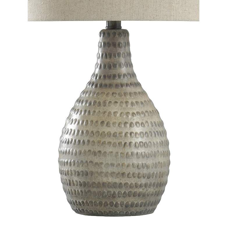 Image 4 Allen Table Lamp - French Oak - White more views