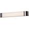 Allen - Vanity Light - 4Ft. - Satin Nickel Finish - White Acrylic