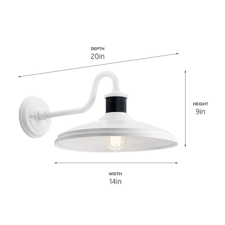 Image 6 Allenbury 14" Wall Light White more views