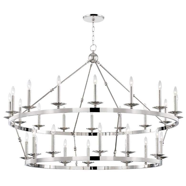 Image 1 Allendale 28 Light Chandelier P Nickel
