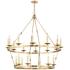 Allendale 46 3/4" Wide Aged Brass 20-Light Chandelier