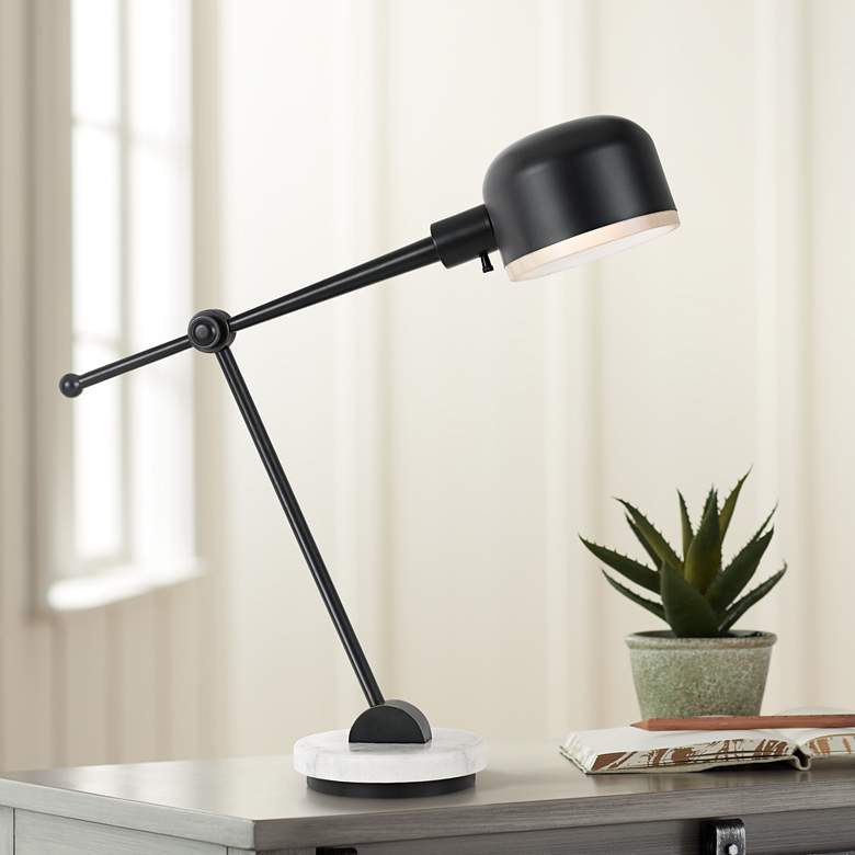Allendale Dark Bronze Metal Adjustable Desk Lamp