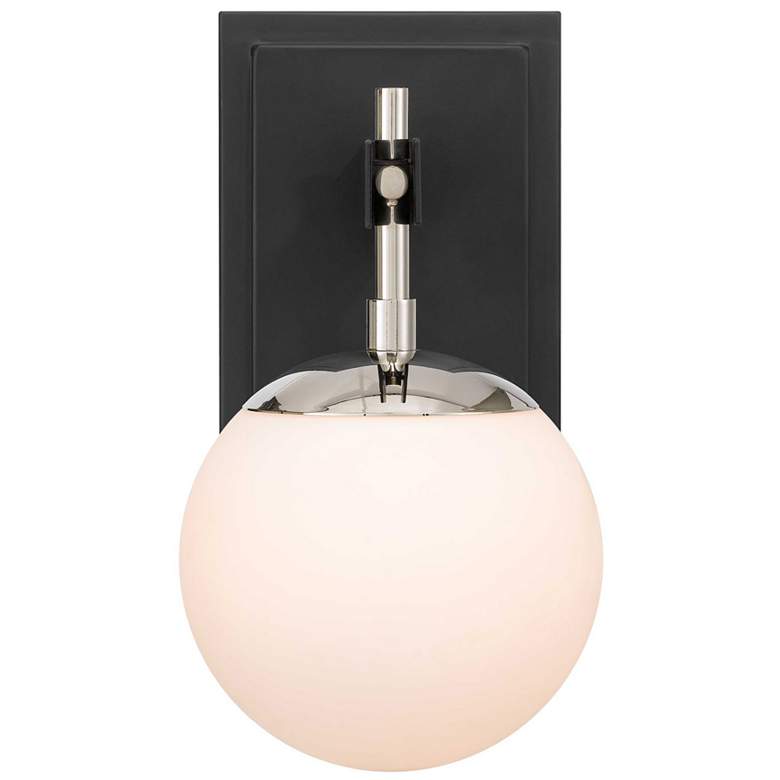 Image 3 Allie 1-Lt Bath - Black/Polished Nickel more views
