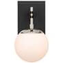 3_Allie 1-Lt Bath - Black/Polished Nickel more views